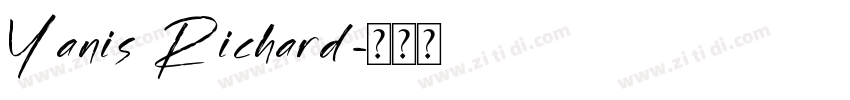 Yanis Richard字体转换